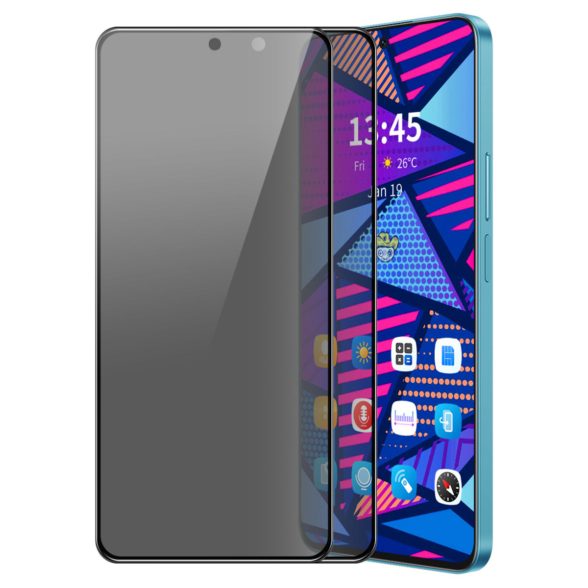 ENKAY HAT PRINCE 2Pcs For Motorola Moto G Play (2024) 4G Screen Protector Anti Spy Silk Printing Film ENKAY HAT PRINCE 2Pcs For Motorola Moto G Play (2024) 4G Screen Protector Anti Spy Silk Printing Film